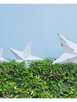 Metal Stars Wall Decor ดาวสีขาว ตกแต่งผนัง งานโลหะ