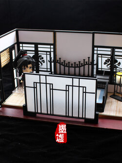 [ปรมาจารย์ลัทธิมาร] อวิ๋นเซินปู้จื่อฉู่ โมเดลบ้าน DIY มี 2 แบบ ห้องหนังสือ/ห้องนอน