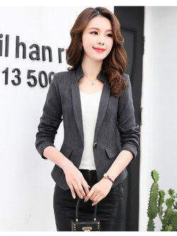 สินค้าพรีออเดอร์ เสื้อสูทแฟชั่นสวยหรูสไตล์เกาหลีดูดีมี 3 สีให้เลือกจ้าาา PO-SUIT-006