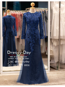 รหัส ชุดเจ้าภาพ : PFL200 ชุดราตรีแม่เจ้าสาว อ้วน อวบ ชุดแม่เจ้าบ่าวไม่แก่ งานกลางวัน เช้า ตอนกลางคืน สวย หรูหรา สะกดทุกสายตา