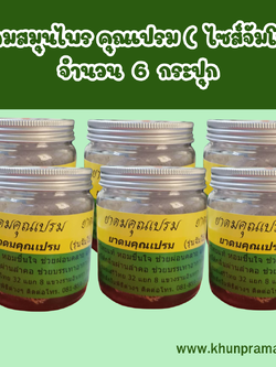 ยาดมสมุนไพร คุณเปรม (ไซส์จัมโบ้ ขนาด 100 กรัม )จำนวน 6 กระปุก