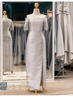 รหัส ชุดราตรี :PFL067 ชุดราตรียาวมีแขน สวยหวานหรู ราตรียาวสีเงิน ผ้าไหม สวยหรูแบบเรียบโก้ และใส่ได้หลากหลายโอกาสคร๊าา มาพร้อมซับในอย่างดี คัตติ้งเนี๊ยบๆ สีเทา