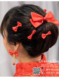 รหัส ปิ่นปักผมจีน : TR057 ขาย ปิ่นปักผมจีน พร้อมส่ง สีแดง เครื่องประดับผมจีน แบบโบราณ เหมาะมากสำหรับใส่ในพิธียกน้ำชา และงานแต่งงานธรรมเนียมจีน