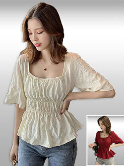 เสื้อแฟชั่นใส่สบายสไตล์เกาหลี มี2สี รหัส2326