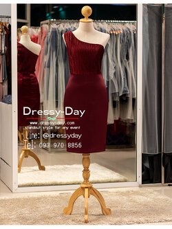 รหัส ชุดราตรี :PFS106 ชุดราตรีสั้น ผ้ากริตเตอร์ พร้อมส่ง โชว์ไหล่ ไหล่เดี่ยว ไหล่เฉียง สวย เรียบ หรู ใส่ได้หลากหลายโอกาส