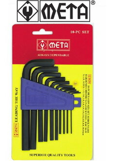 ประแจแอล ประแจหกเหลี่ยม 10 ตัว/ชุด ราคาส่ง 02-7374802-3