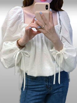 เสื้อแฟชั่นแบบสวยหวานสไตล์เกาหลี รหัส2353