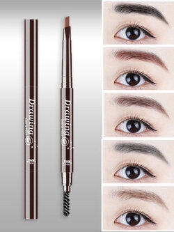 ดินสอเขียนคิ้วพร้อมแปรงแต่งคิ้วสวย-D001