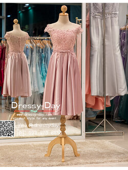 รหัส ชุดราตรีคนอ้วน :PFS036 ชุดไปงานแต่งชุดไปงานแต่งงาน งานกาล่าดินเนอร์ งานเลี้ยง งานพรอม งานรับกระบี่