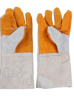 ถุงมือหนังสั้นสองสี ราคาส่ง 60 บาท 02-7374802-3