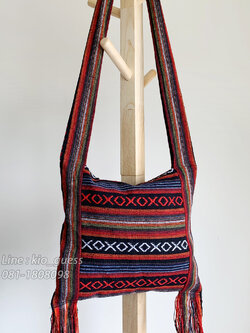 Size M ขายย่าม ย่าม ย่ามกะเหรี่ยง ย่ามชาวเขา กระเป๋าผ้านากา ขายย่ามกระเหรี่ยงทอมือ กระเป๋าฮิปปี้ กระเป๋าโบฮีเมียน กระเป๋าแนวๆ กระเป๋าแนวเซอร์ๆ ย่ามราคาถูก