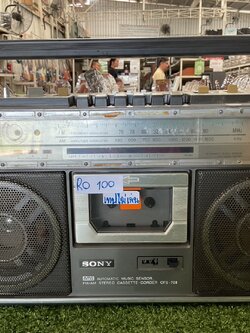 เครื่องเล่นเทป/วิทยุ SONY : CFS-70II