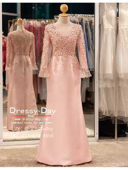 รหัส ชุดเจ้าภาพ : PFL197 ชุดแม่เจ้าสาวไม่แก่ ชุดแม่เจ้าสาววัยรุ่น สวย หรูหรา ทันสมัยกับ งานเช้า กลางวัน ตอนกลางคืน