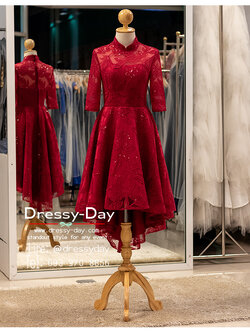 รหัส ชุดราตรี :PFS109 ชุดยกน้ำชามินิมอล สวย เรียบ หรู สะกดทุกสายตา