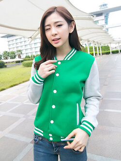 เสื้อคลุมแฟชั่น Classic stlye สวยปนเท่ห์สไตล์เกาหลี รหัส 1662-สีเขียว