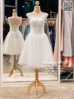 รหัส ชุดราตรีสั้น :BB102 มีชุดราตรีสวย สีขาว สั้น เหมาะใส่งานหมั้น งานเช้า หรู พร้อมส่งเยอะสุดในไทย S-8XL เนื้อผ้าพรีเมี่ยม คัตติ้งเนี๊ยบๆ