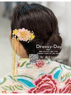 รหัส ปิ่นปักผมจีน : TR105 เครื่องประดับผมจีนโบราณ ปิ่นปักผมจีน สวยๆ หรูๆ เพิ่มความปัง อลังทุกองศา