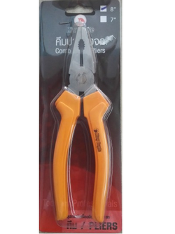 คีมจับ 8 นิ้ว ตรา หัวนก ด้ามหุ้มฉนวนกันไฟฟ้า 02-7374802-3