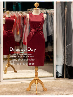 รหัส ชุดราตรี :PFS103 เดรสออกงาน เรียบหรู ดูแพง