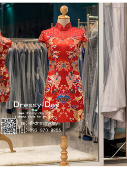 รหัส ชุดกี่เพ้า :KPS066 ชุดกี่เพ้าพร้อมส่ง มีชุดกี่เพ้าคนอ้วน แบบสั้น สีแดง คัตติ้งเป๊ะมาก ใส่ออกงาน ไปงานแต่งงาน ใส่เป็นชุดพิธีกร ชุดเพื่อนเจ้าสาว ชุดถ่ายพรีเวดดิ้ง ชุดยกน้ำชา หรือ ใส่ ชุดกี่เพ้าแต่งงาน สวยมากๆ ค่ะ