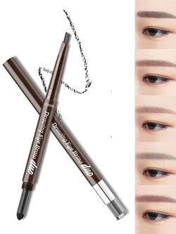 ดินสอเขียนคิ้ว2หัวเนื้อครีมและเนื้อฝุ่นแต่งคิ้วสวย-D003