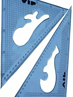 ไม้ฉาก VIP เครื่องมืองานเขียนแบบเบื้องต้น ราคาขายส่ง 60 บาท 02-7374802-3