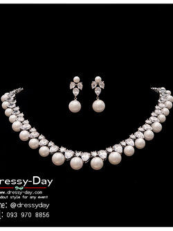 รหัส ND144 : เครื่องประดับออกงาน เครื่องประดับแม่เจ้าสาว ออกงานกลางคืน เช้า บ่าย สวยหรูสมฐานะเจ้าภาพ