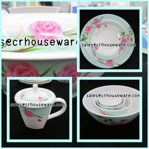 จานชามเมลามีน ลายรีบอนเน็ท Rebonnet