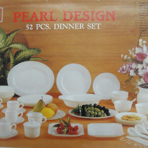 จานชามเนื้อมุก ลาย Pearl Design