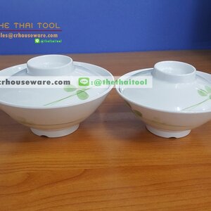 จานชามเมลามีนญี่ปุ่น ลายClover Leaf ,จานชามเมลามีนลายโคเวอร์ลีฟ