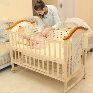 WOODENBED เตียงไม้เด็กแรกเกิด