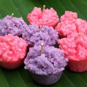 เทียนรูปขนม,Thai_Dessert_Candle, โมเดลอาหารปลอม,โมเดลขนมชั้นปลอม,