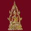 รูปเหมือนหล่อ สมเด็จ องค์ปฐม วัดโขงขาว จ.เชียงใหม่ หลวงพ่อฤาษีลิงดำ วัดท่าซุง ปี 2521 เนื้อตะกั่วชุบทอง สร้างจำนวน 3,000 องค์ ขนาด 2 x 3.7 cm.