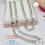 สร้อยคอเงินแท้92.5% ห้อยพระ 3 องค์ ลายเลสแบน กว้าง 5mm. หนัก 3 บาทตัน ยาว 24-28 นิ้ว(งานไทย)