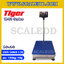 เครื่องชั่งน้ำหนักดิจิตอล พิกัด150kg ความละเอียด 10g ยี่ห้อ TIGER รุ่น TI-01 ขนาดแท่นชั่ง 50*60cm (เครื่องชั่งผ่านตรวจรับรองจากสำนักชั่งตวงวัด)