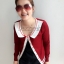 เสื้อคลุมคอโบว์ สีแดง