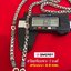 สร้อยคอเงินแท้92.5% ห้อยพระ 3 องค์ ลายเกร็ดมังกร หนัก 6.5-7.9 บาทตัน(งานไทย- Hanmade)