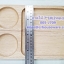 ถาดไม้ ขนาด 7*10 นิ้ว(2 หลุม) Wood tray size 7*10 inches Code: 005-J709