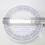 จานกลมตื้น 7 นิ้ว เนื้อมุก ลายซิลเวอร์สตาร์ Code : 025-ST540