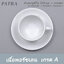 ถ้วยกาแฟคาปูชิโน่ 220 มล. + จานรอง # 1022190 / 1012001 PATRA ( Oriental )