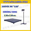 เครื่องชั่งดิจิตอลตั้งพื้น 3000kg ยี่ห้อ JADEVER รุ่น JWI-3100 II ขนาดแท่น 120x120cm. เครื่องชั่งน้ำหนัก3000กิโล เครื่องชั่งดิจิตอลชั่งน้ำหนัก3000kg ตาชั่ง3000kg ตาชั่ง ดิจิตอล3000kg เครื่องชั่งดิจิตอล3000kg พิกัดน้ำหนัก 3000kg ค่าละเอียด 0.5kg