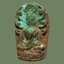 พระนาคปรก ใบมะขาม หลวงปู่เส่ง วัดกัลยาณมิตร กรุงเทพมหานคร ปี 2505 เนื้อทองแดง สภาพใช้มา สวยตามภาพ