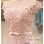 รหัส ชุดเจ้าภาพ :PFS030 ชุดแซกผ้าลูกไม้ประดับเลื่อม ปาดไหล่สวยเก๋ ชุดราตรีสั้นหรู สีชมพู คาดเข็มขัดโบว์ช่วงเอว สวย สง่า ใส่ไปงานแต่งงาน งานกาล่าดินเนอร์ งานเลี้ยง งานพรอม งานรับกระบี่