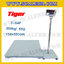 เครื่องชั่งน้ำหนักดิจิตอลพร้อมปริ้นเตอร์ในตัว พิกัด 500kg ค่าละเอียด 50g ยี่ห้อ TIGER รุ่น TI-04P ขนาดแท่น 150x150cm.