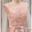 รหัส ชุดราตรี : PFS050 ชุดราตรีสั้น เดรสออกงานประดับโบว์ช่วงเอว ชุดไปงานแต่งงาน ชุดแซก สีชมพู สวยด้วยลูกไม้ด้านบนและเรียบหรูด้วยผ้าซาติน