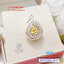 จี้พระพุทธชินราช-กรอบเงินแท้92.5% ประดับเพชร cz รอบวง ขนาดเหรียญ 25 สตางค์(กรอบเงินแท้)