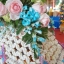 ที่คลุมผ้าไตรดอกไม้สด(โทนฟ้า) ส่งงานวัดปากบึง ร่มเกล้า กทม.26พย59