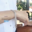 สร้อยข้อมือเงินแท้92.5% ลายเลส (สร้อยงานไทย) (เรือนเงินแท้)(กว้าง 7.0-10 มิล/ หนา 3.0 มิล)