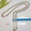 สร้อยคอเงินแท้92.5% ลายเลสซ้อน หน้ากว้าง 7mm หนัก 4.9 บาทตัน ยาว 24 นิ้ว(สร้อยงานไทย)