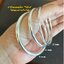 กำไลข้อมือเงินแท้92.5% แบบโปร่ง กำไลแบบเปิด ใส่ของด้านในได้ ขนาด 3-5 mm.(เรือนเงินแท้)